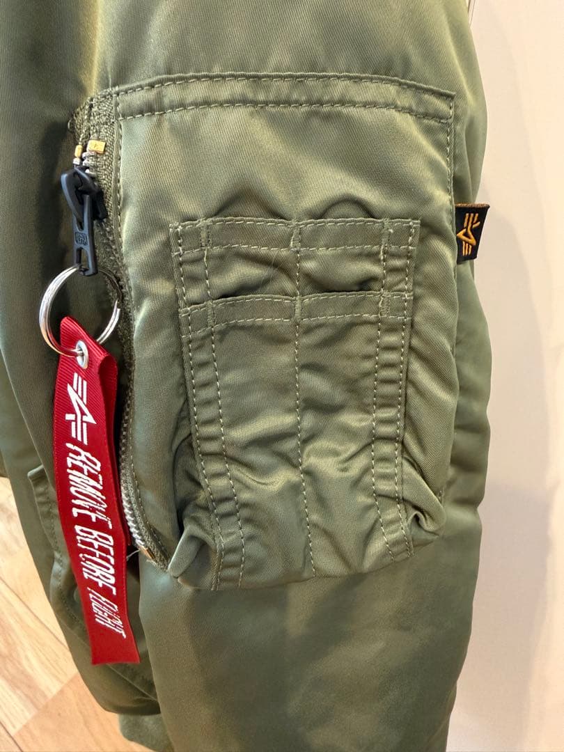 ALPHA INDUSTRIES MA-1 フライトジャケット カーキ M