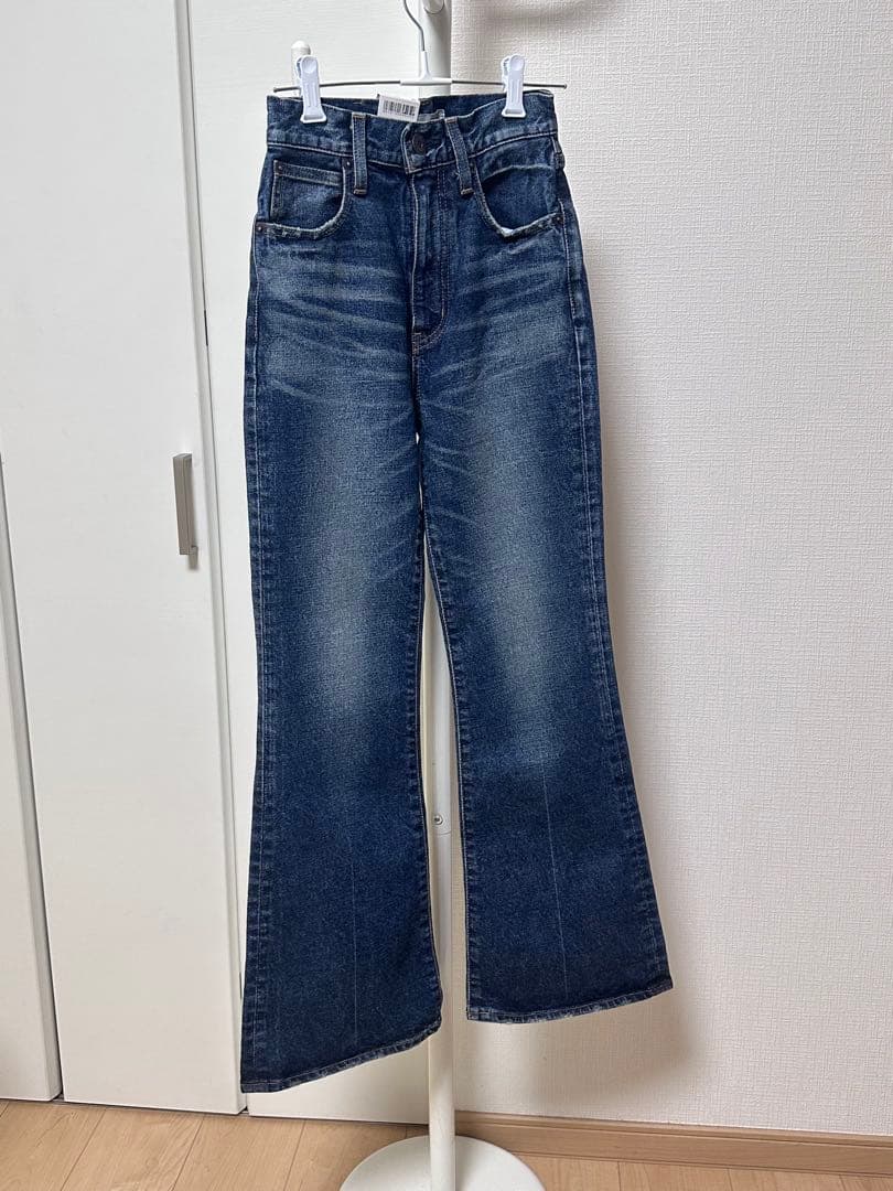 パンツ MOUSSY MVS D/BLU FLARE
