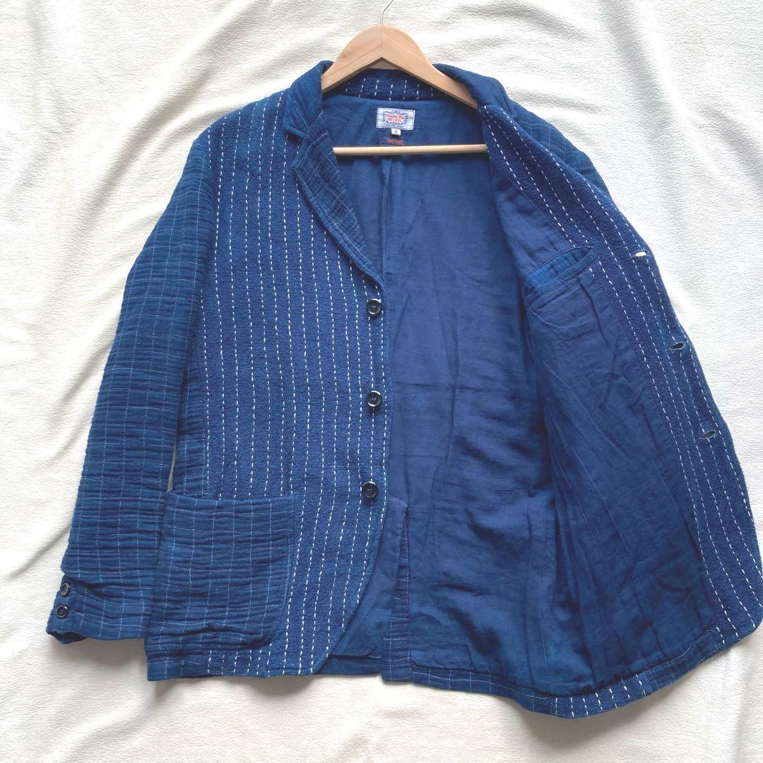 baobabGAIJIN MADE 刺し子　ャケット　藍色　2