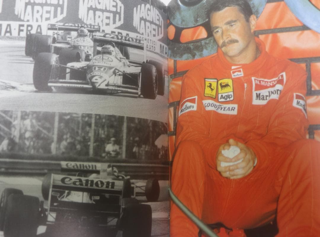 貴重　ナイジェル・マンセル他Ｆ１ドライバー　関連書籍5冊　中古本 オートコース版