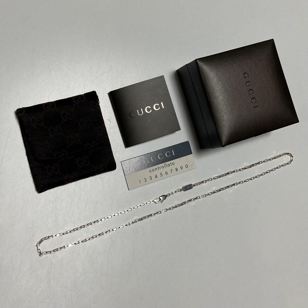 【正規品】 GUCCI グッチ 喜平 ネックレス 良品 送料無料 付属品有