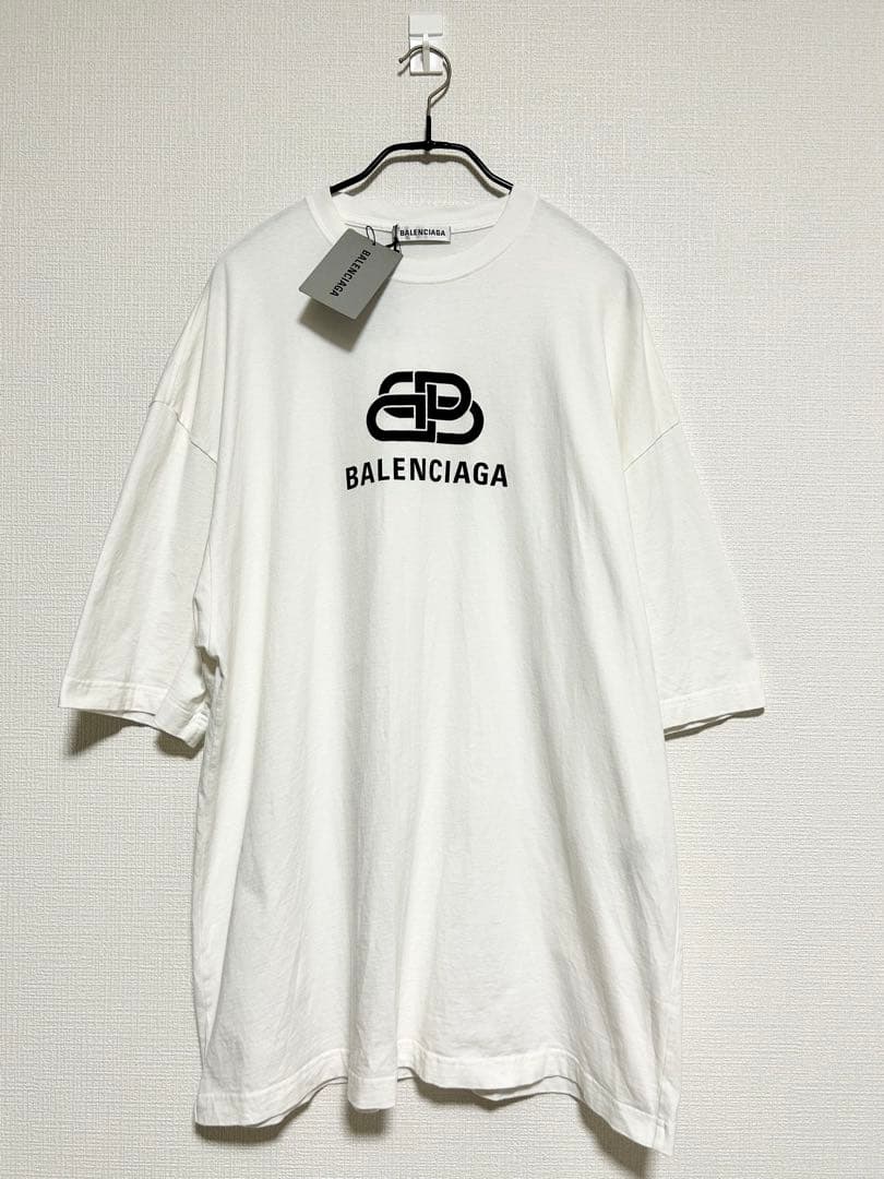 BALENCIAGA バレンシアガ BBロゴ コットン Tシャツ ポルトガル製