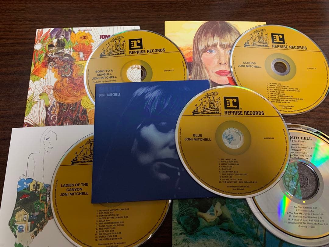 Joni Mitchell「Studio Albums 1968-79」10枚組