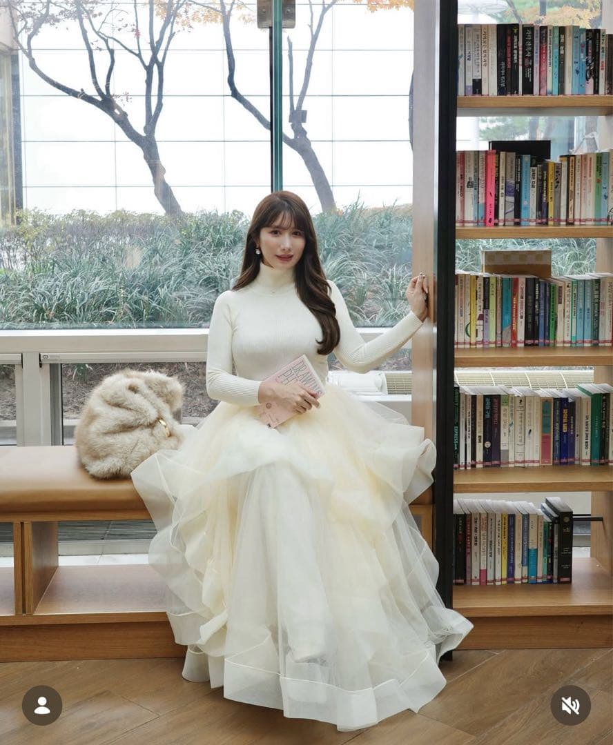 ANDREA&co 新品 フレアスカート チュールスカート
