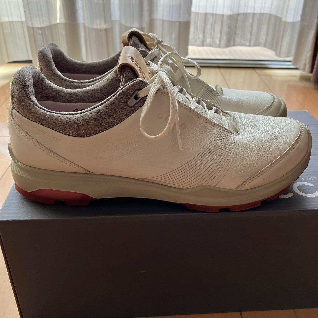 ハニー　ECCO ゴルフシューズ ホワイト　再値下げ！