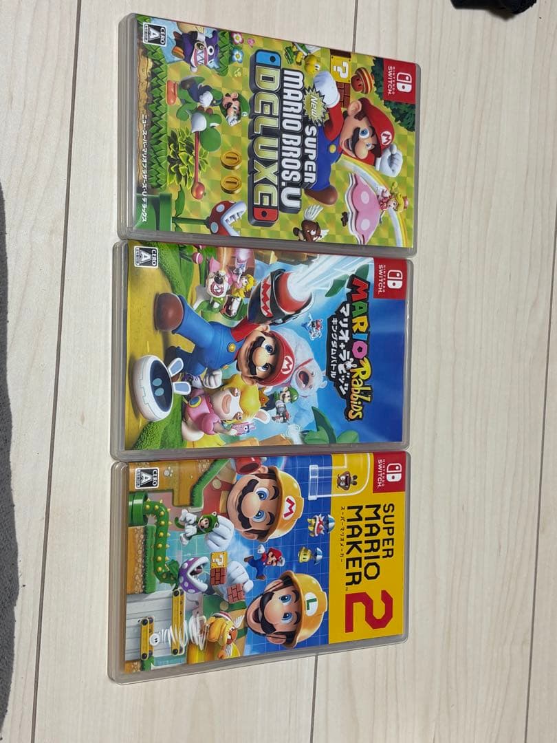 3つセット　マリオソフト