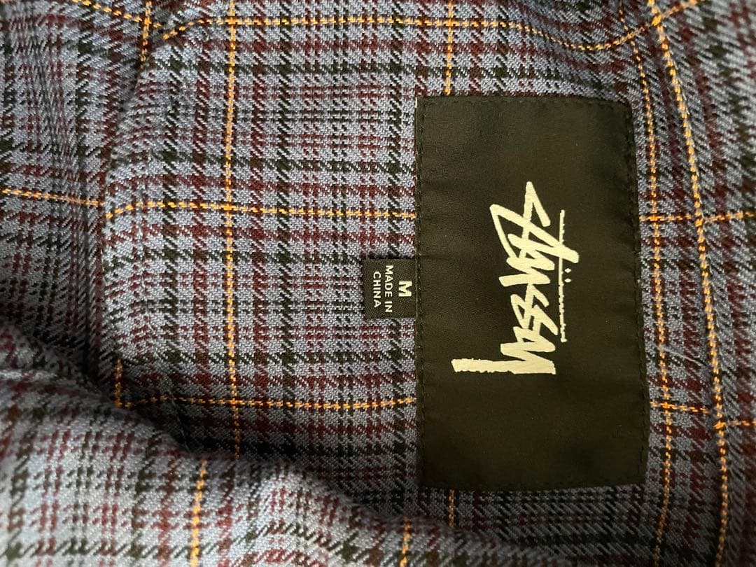 Stussy チェック柄 ジャケット mサイズ