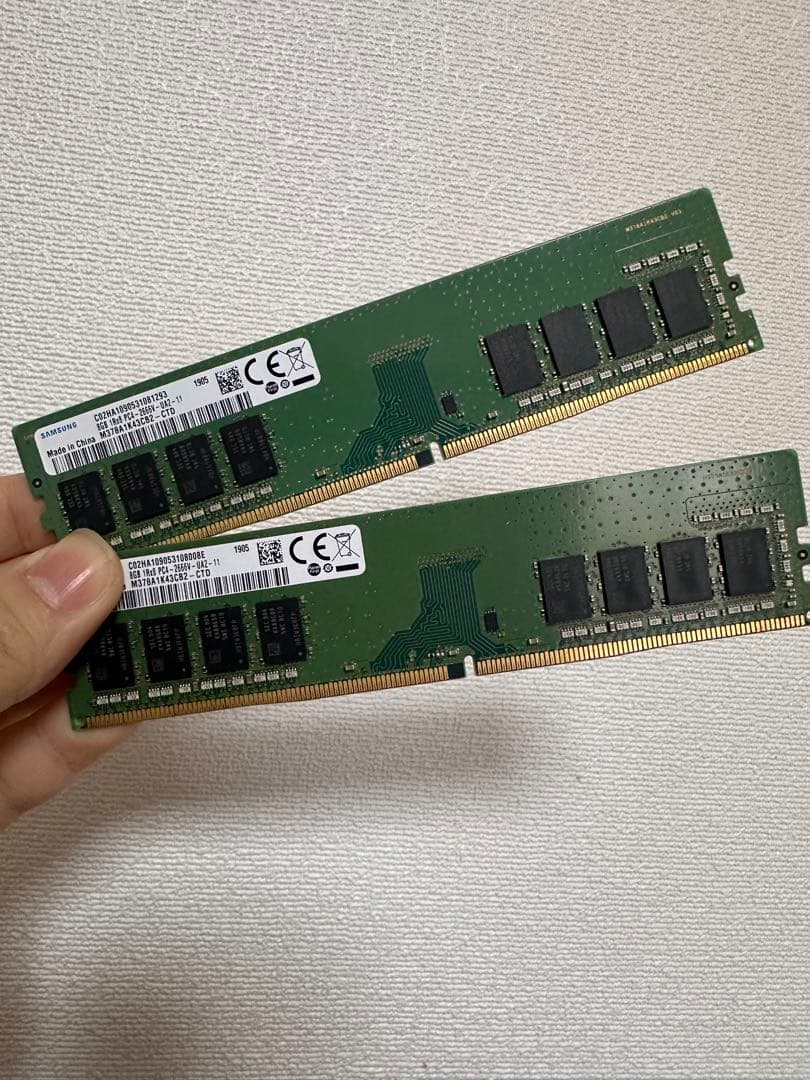 SAMSUNG M378A1G44CB0-CWE 8GBX2枚 =16GBメモリ