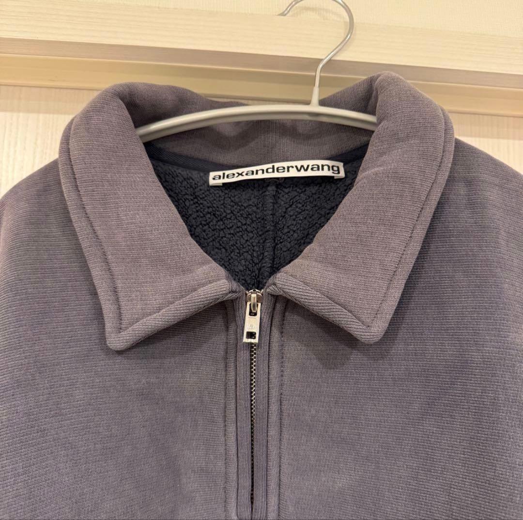 コムドットゆうた着用　Alexander Wang ハーフジップスウェット