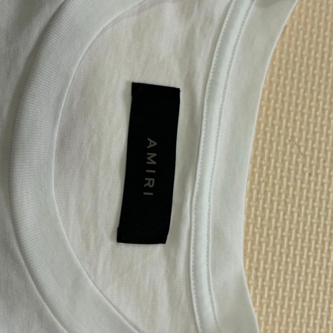 辰*孝様 売り切り価格　AMIRI ホワイト ロゴTシャツ