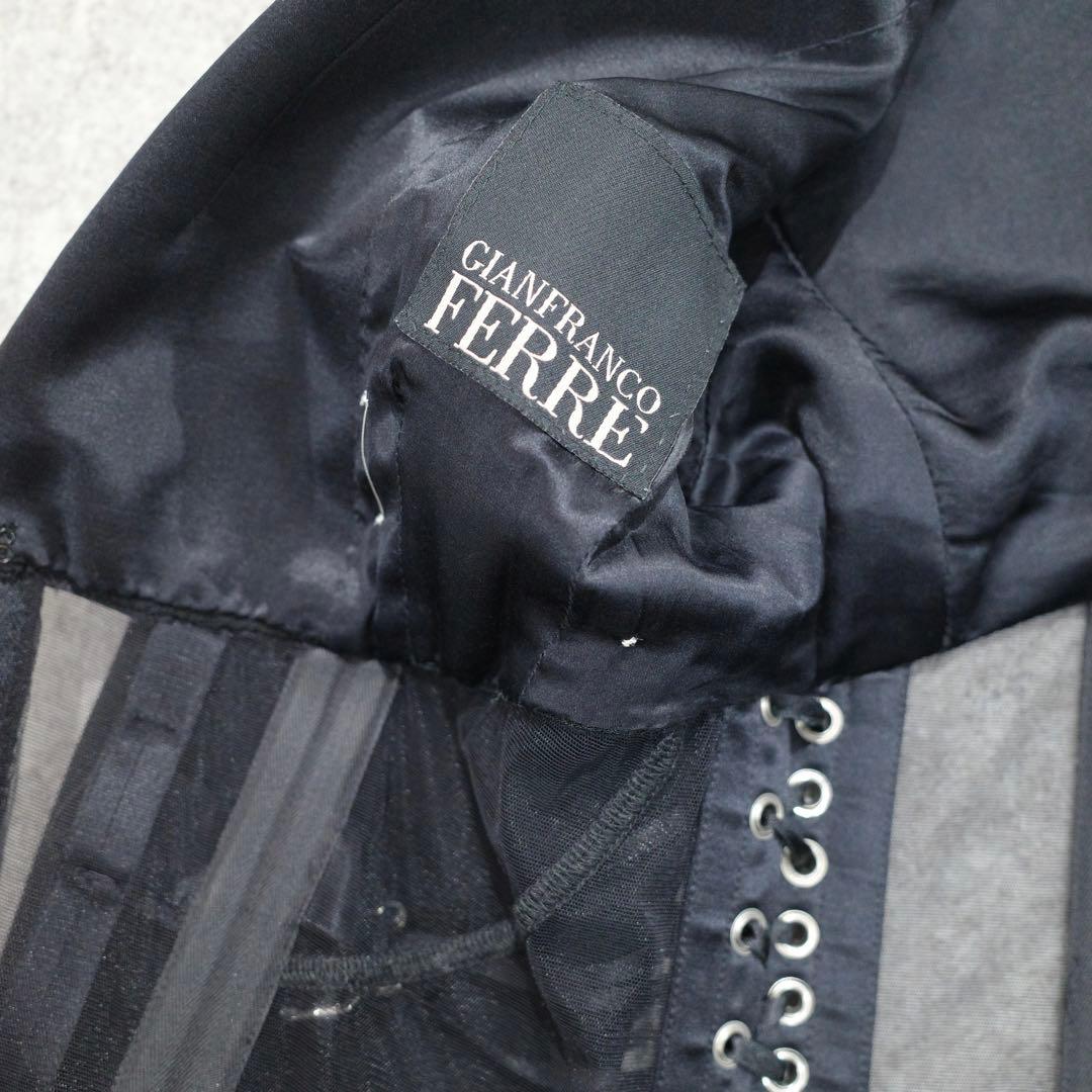 ジャケット・アウター 90s GIANFRANCO FERRE sheer corset jacket