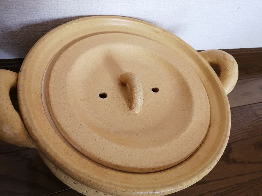 伊賀焼　長谷園 かまどさん 5合炊き 土鍋 炊飯 レアカラー　黄色　黄土色
